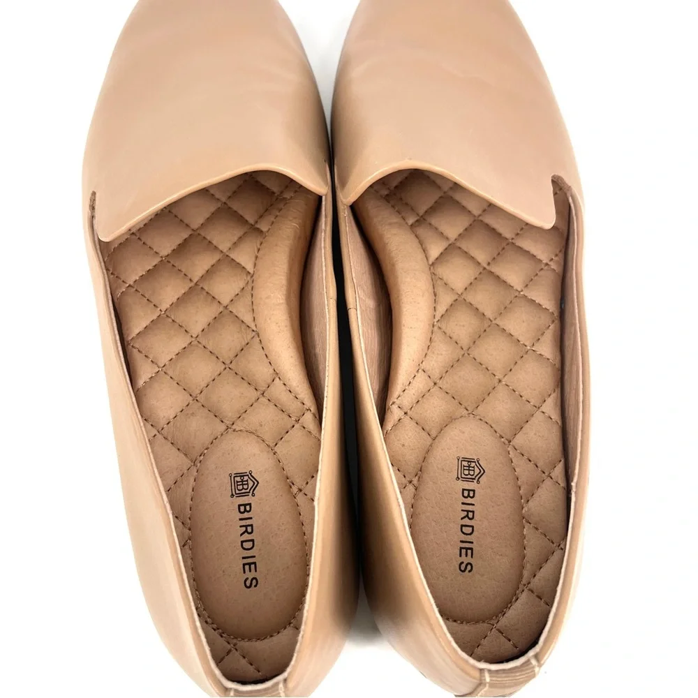 Birdies The Starling Tan Leather Slip On Loafer Flats Womens 8 - Picture 5 of 8